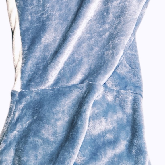 Plush Shark Costume Onesie Pajamas Blanket - Picture 7 of 16